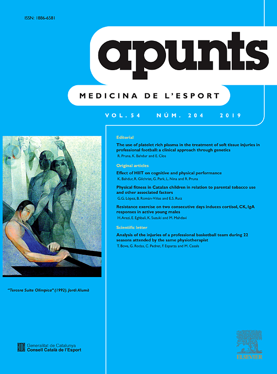 Go to journal home page - Apunts. Medicina de l'Esport
